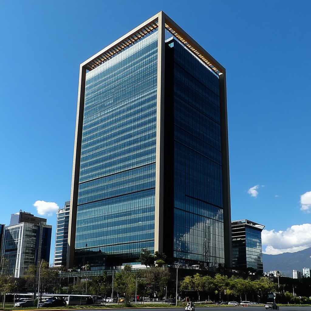 edificio corporativo de un gran banco --v 6.1 Job ID: 33523a2a-464e-484c-9b92-daf85b1600da
